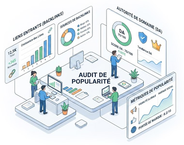 audit de la popularité d'un site
